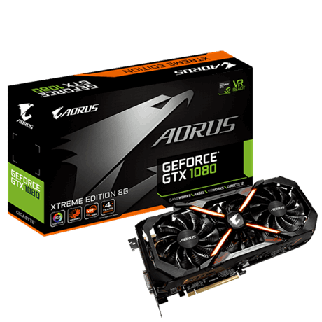 VGA Gigabyte AORUS GeForce&#174; GTX 1080 Xtreme Edition 8GB GDDR5X 256Bit _N1080AORUS X-8GD _817S